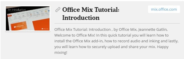 office mix tutorial